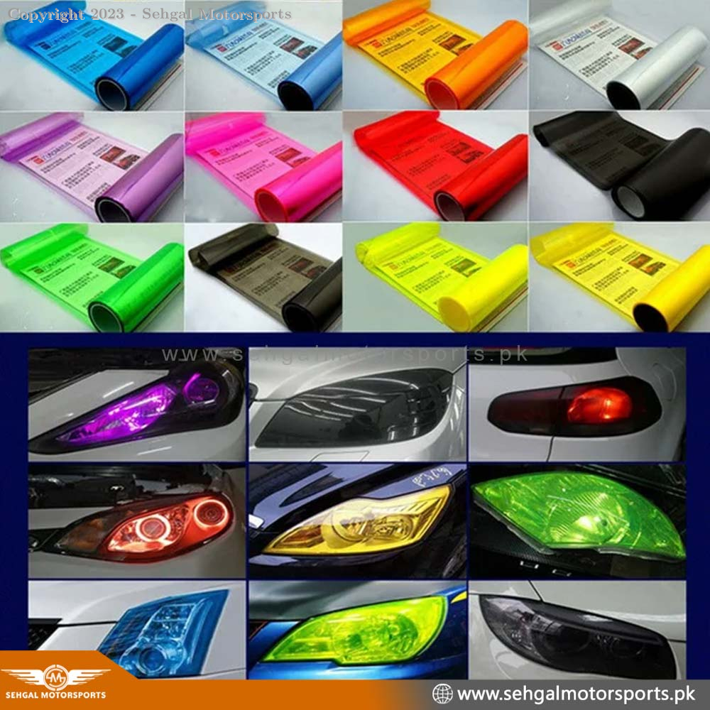 Head Light Smoke Paper Black