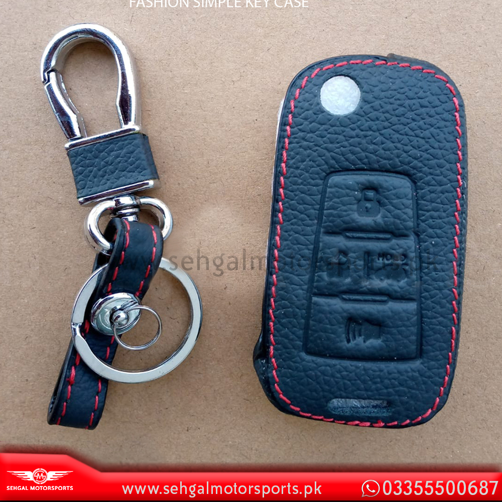 Proton Saga Key Cover Leather Black Model 2022-2023