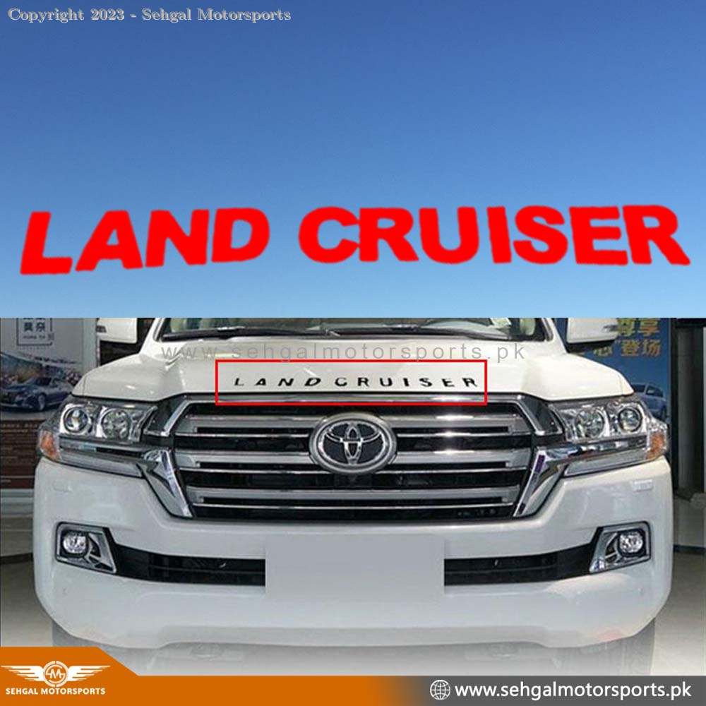 Land Cruiser Monogram Red