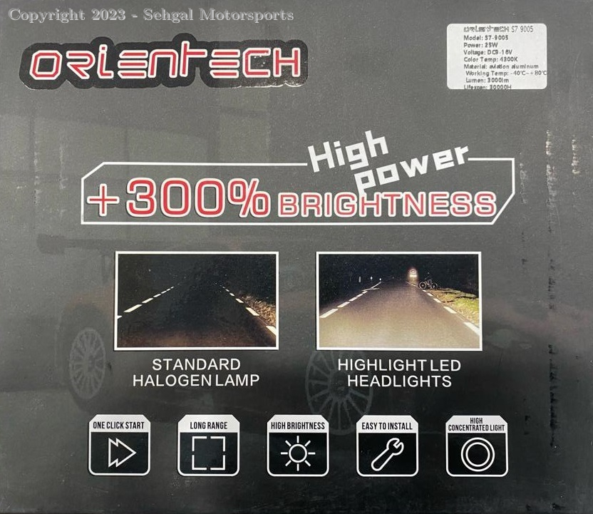 OrienTech S7-9005 25W, 2200 Lumen.