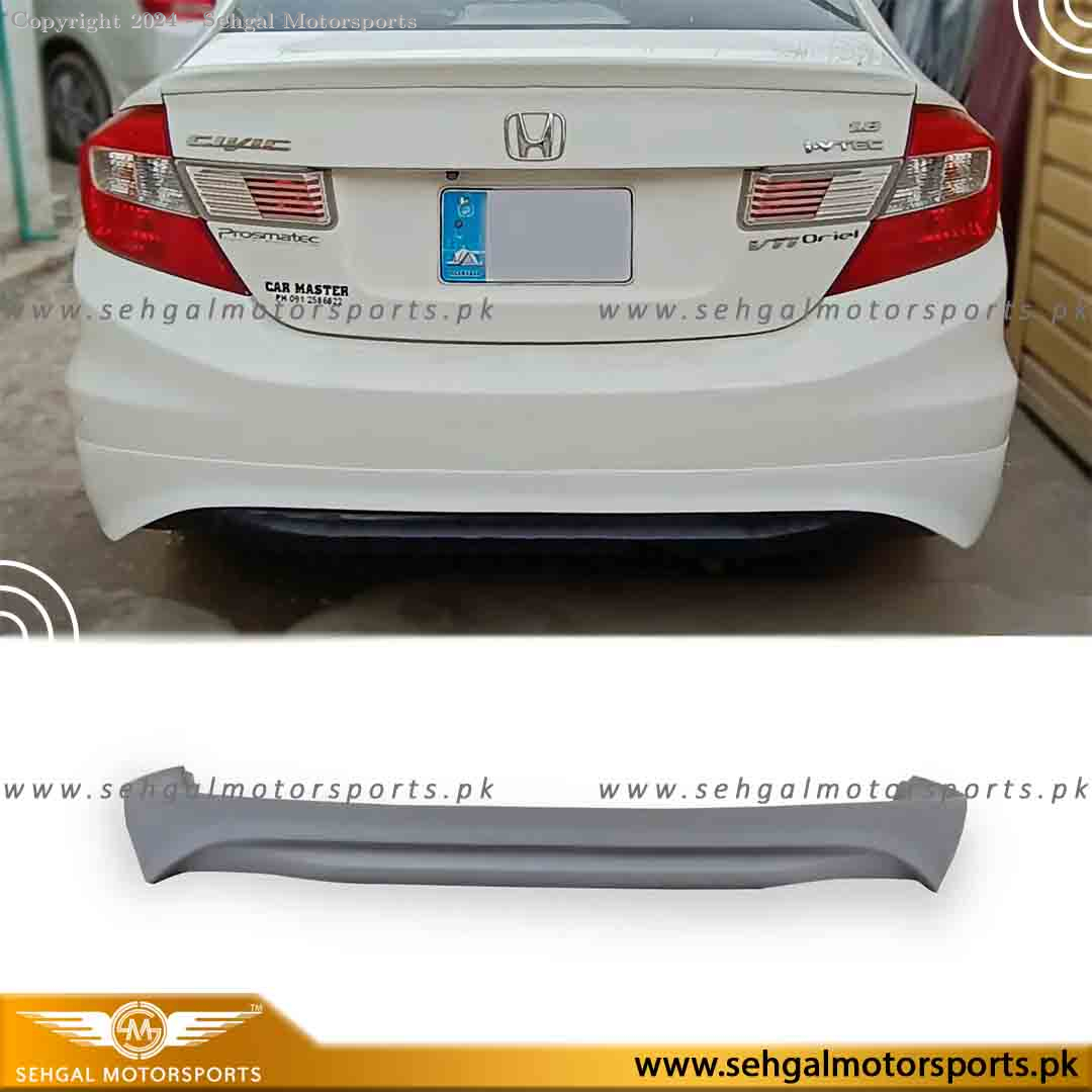 Honda Civic  Back Bumper Body Kit 2012-2016