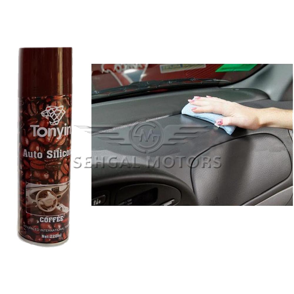 Tonyin Auto Silicone Dashboard Polish Spray Coffee 220ML
