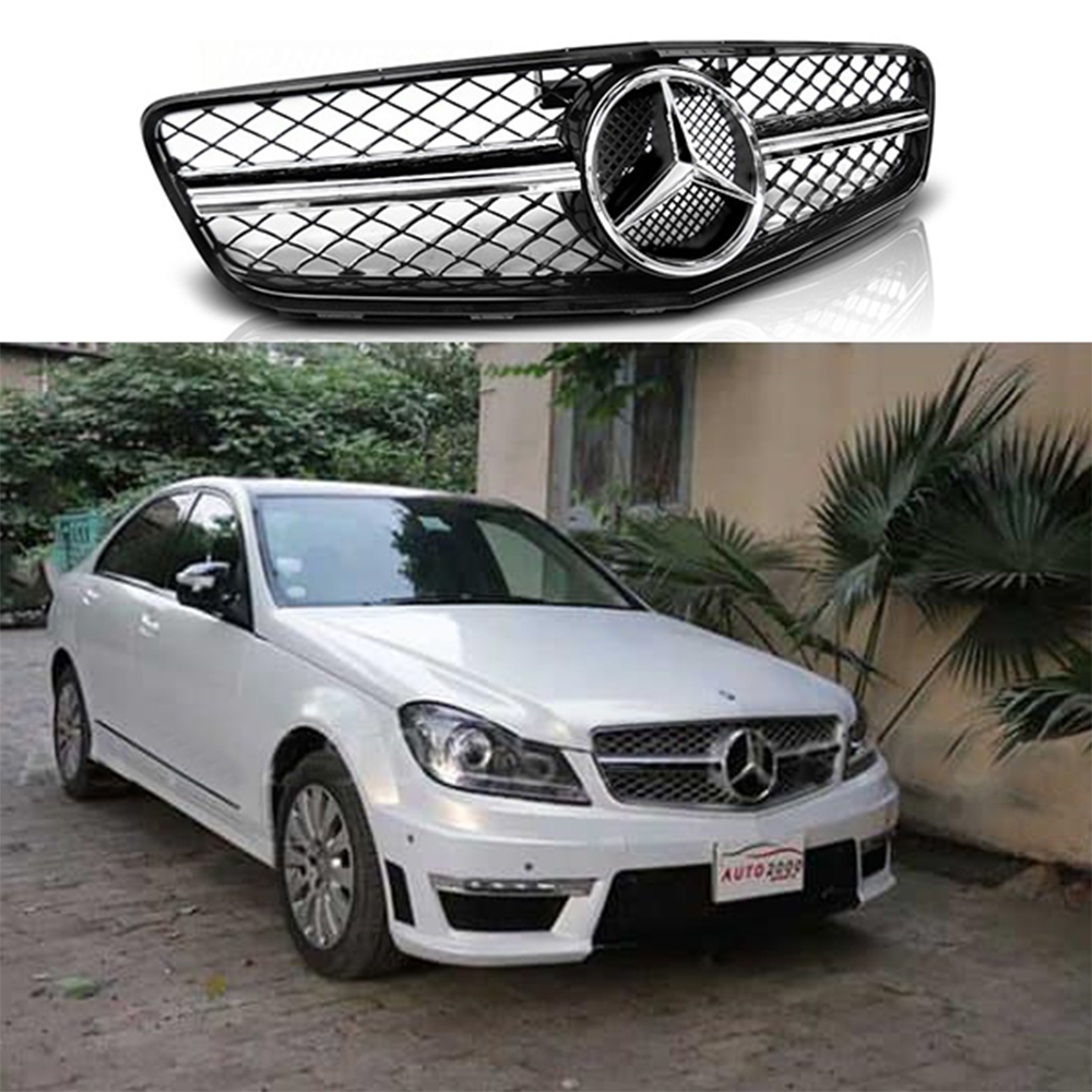 Mercedes-Benz C-Class W204 Front Grill Model 2007-2014