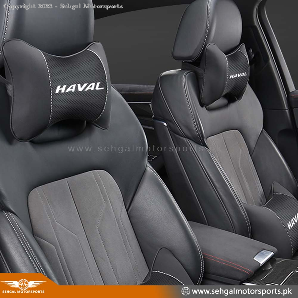 Neck Rest Cushion With Monogram Haval Mix Color