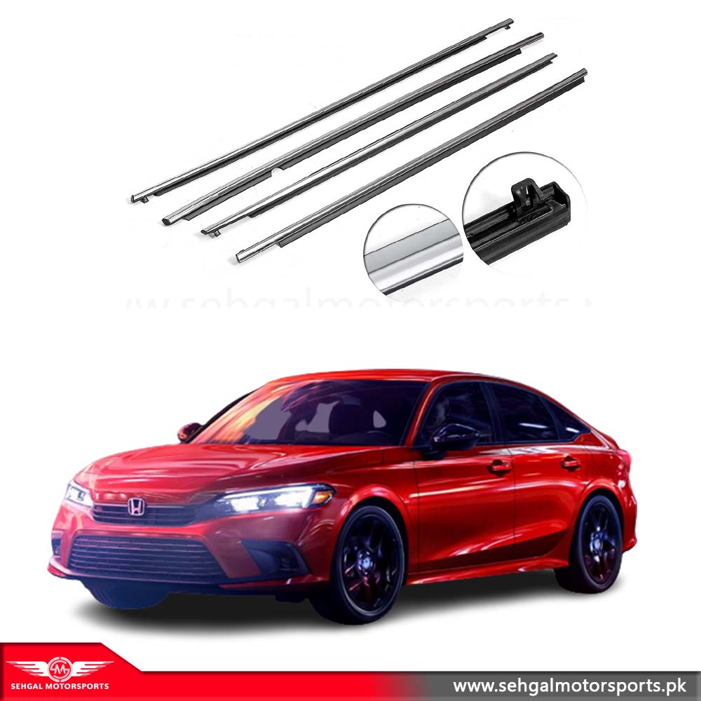Honda Civic Weather strip Complete 6Pcs Set Model 2022-2023
