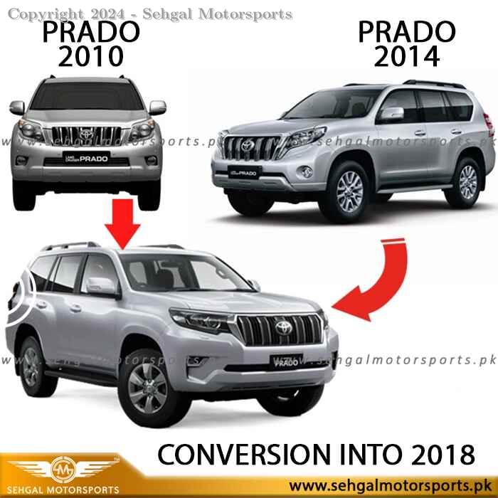 Prado FJ160 OEM Conversion Model 2010-2023 (w/o Head Back Light & Grill)