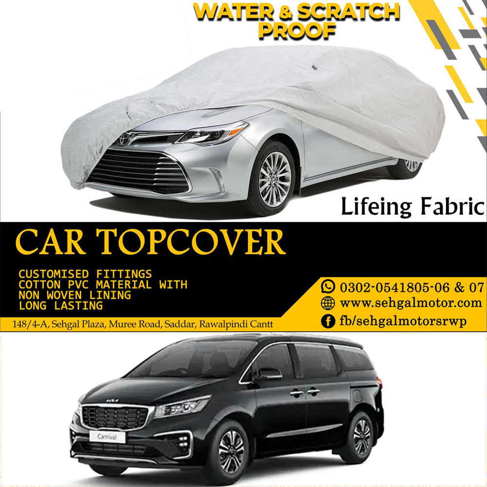 Kia Carnival  Top Cover Lifeing Fabric Model 2020-2023