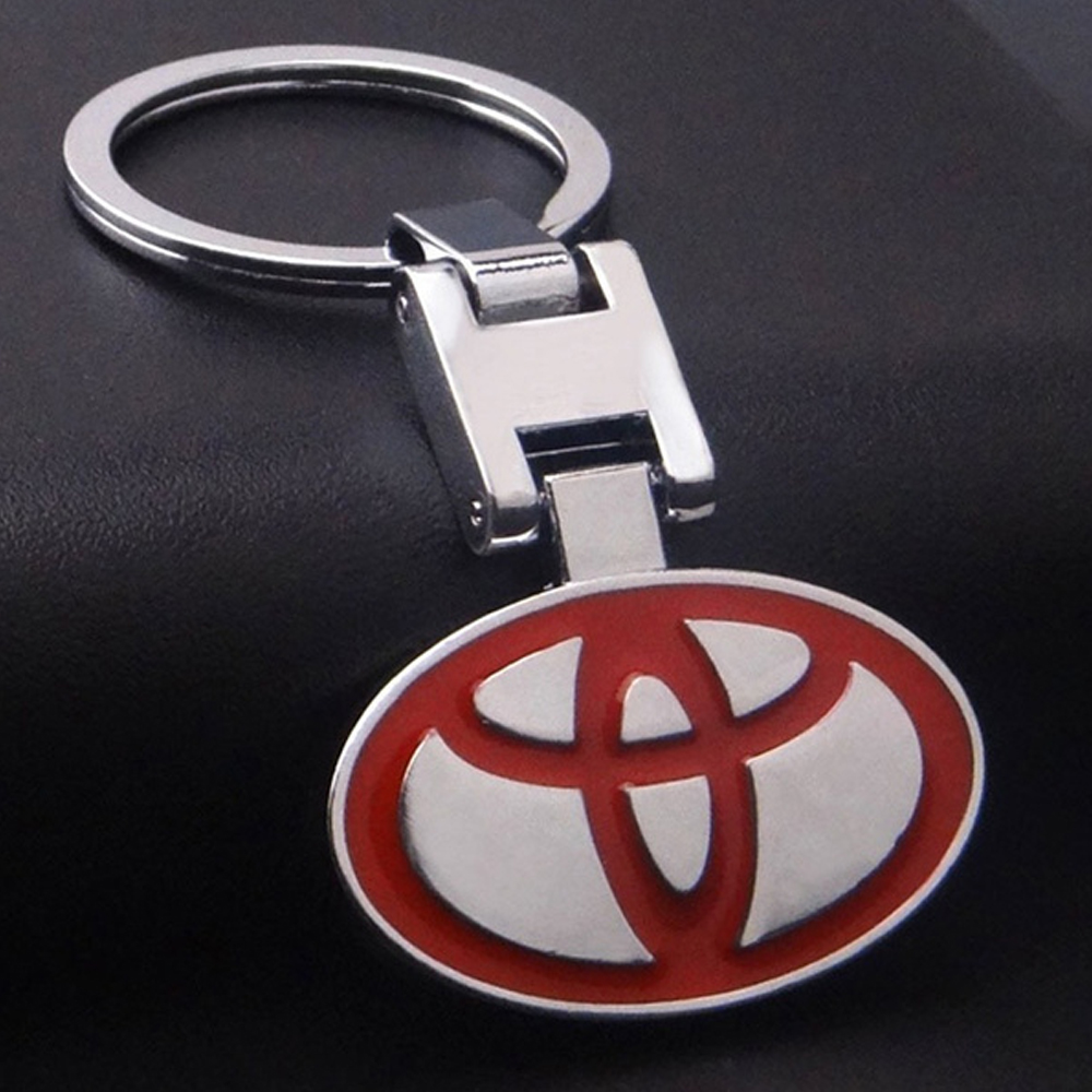 Toyota Metal Key Chain - Red