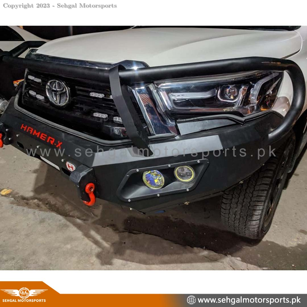 Toyota Hilux Revo Front Bumper Hamer With Glasses PK Model 2021-2022