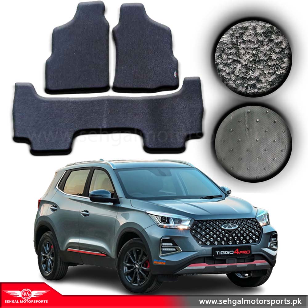 Chery Tiggo 4 Carpet Floor Mat Special Black/Gray Model 2022-2023