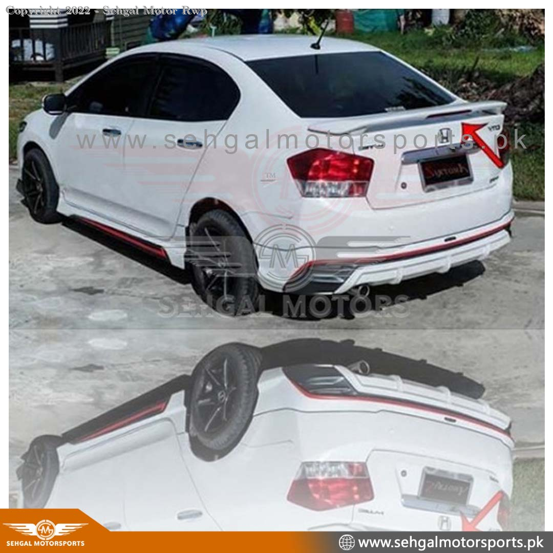 Honda City Led Trunk Spoiler Un-painted (PK) Model 2009-2021