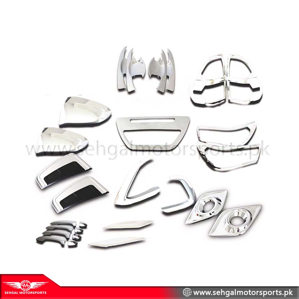 Toyota Hilux Revo Electroplated Chrome Complete Kit - Model 2016-2021