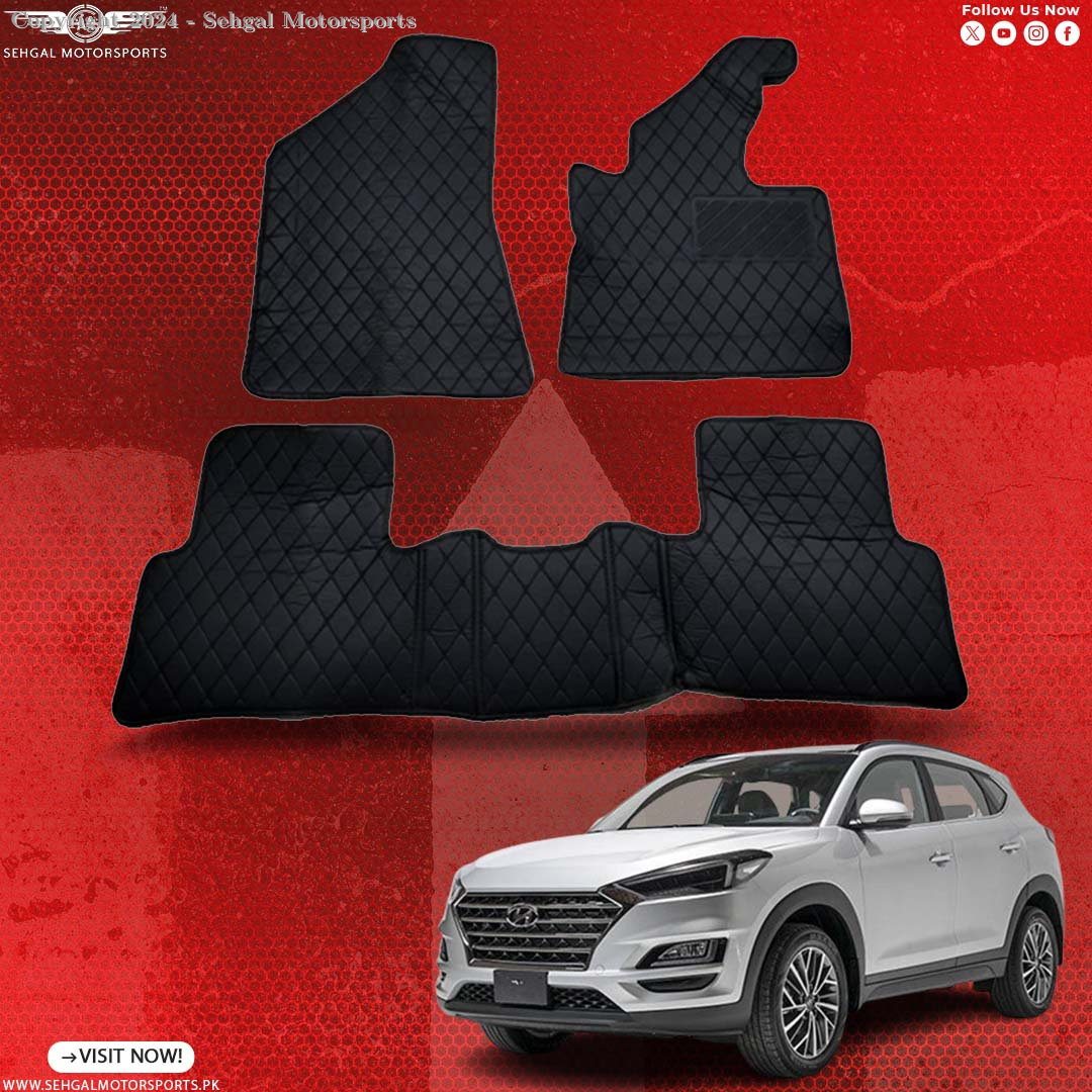 Hyundai Tucson 7D Eco Trunk Mat Black 2020-2021