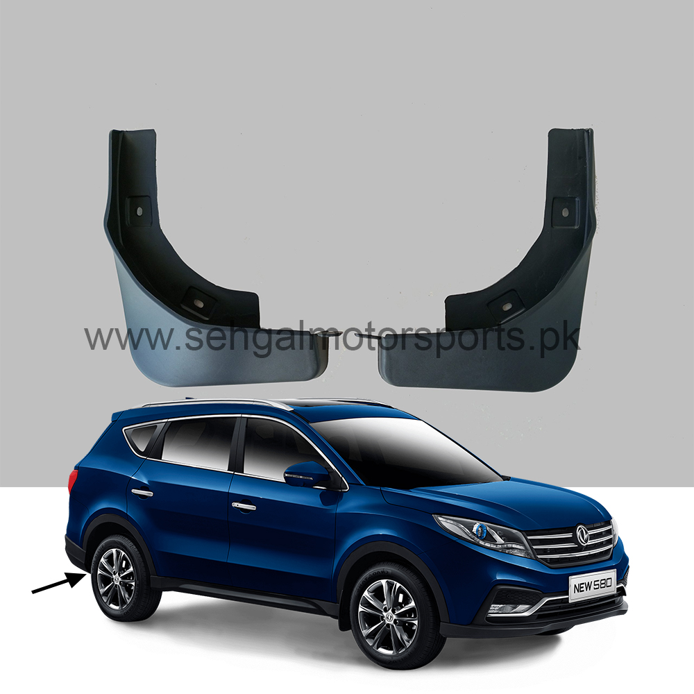 DFSK Glory 580 Back Mud Flaps Black (2PC) Model 2020-2022