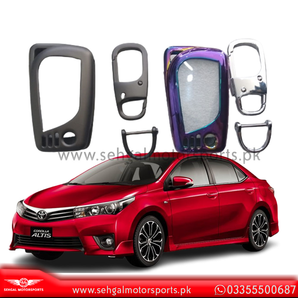 Toyota Grande Key Cover Metal Mix Design Model 2016-2022