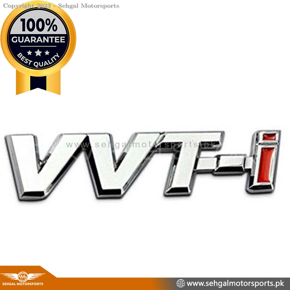 Corolla Side/Trunk Monogram "VVti" Model: 2009-2023 Chrome Genuine