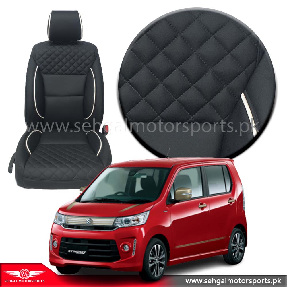 Suzuki Wagon R Seat Cover Nylon Black Model 2016-2022