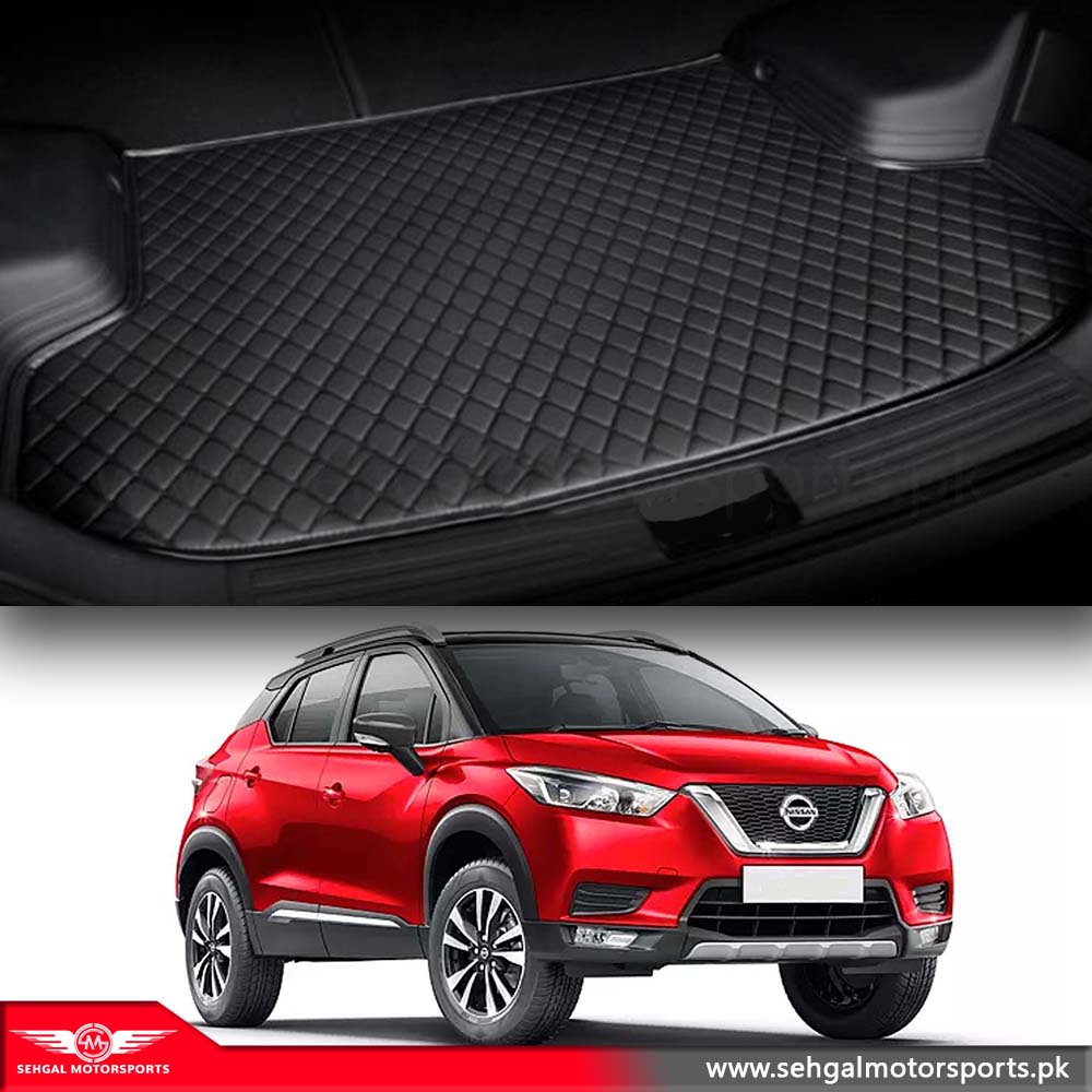 Nissan Kicks 7D Eco Trunk Mat Black with Black Model 2021-2022