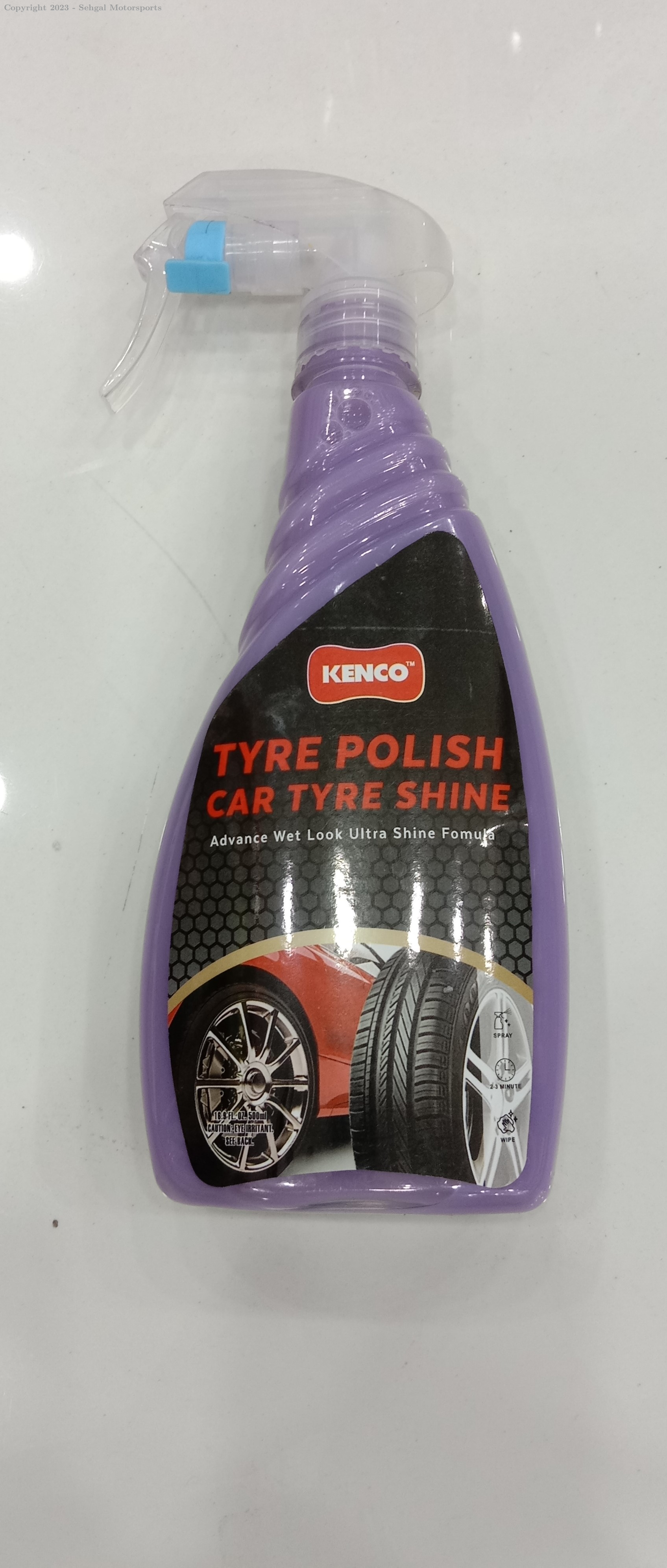 Kenco Tyre Polish Car Tyre Shine 500Ml