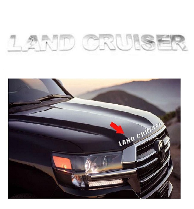Land Cruiser Bonnet Monogram Chrome (Small)
