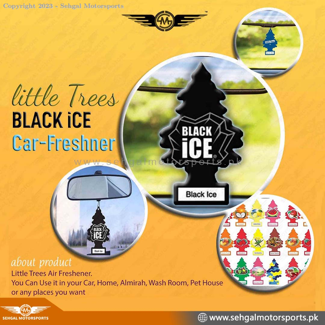 Little Tree Hanging Card Perfume Black Ice U1P-10155