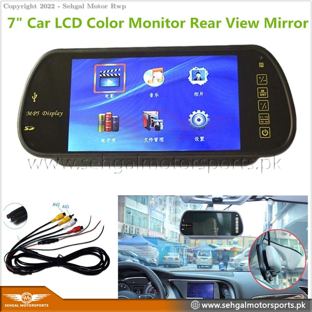 Back Mirror LCD MP5