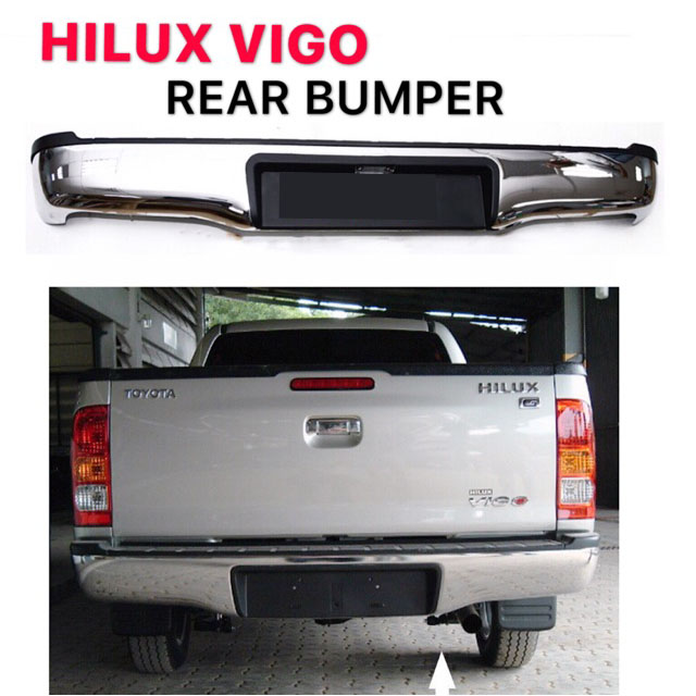 Toyota Hilux Vigo Back Bumper Chrome Model 2005-2016