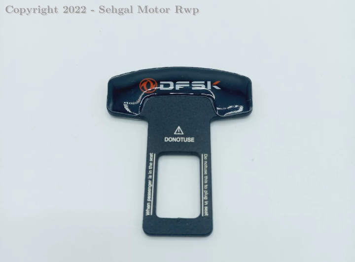 Dfsk Mini Plastic  Seat Belt Clip Black Pair