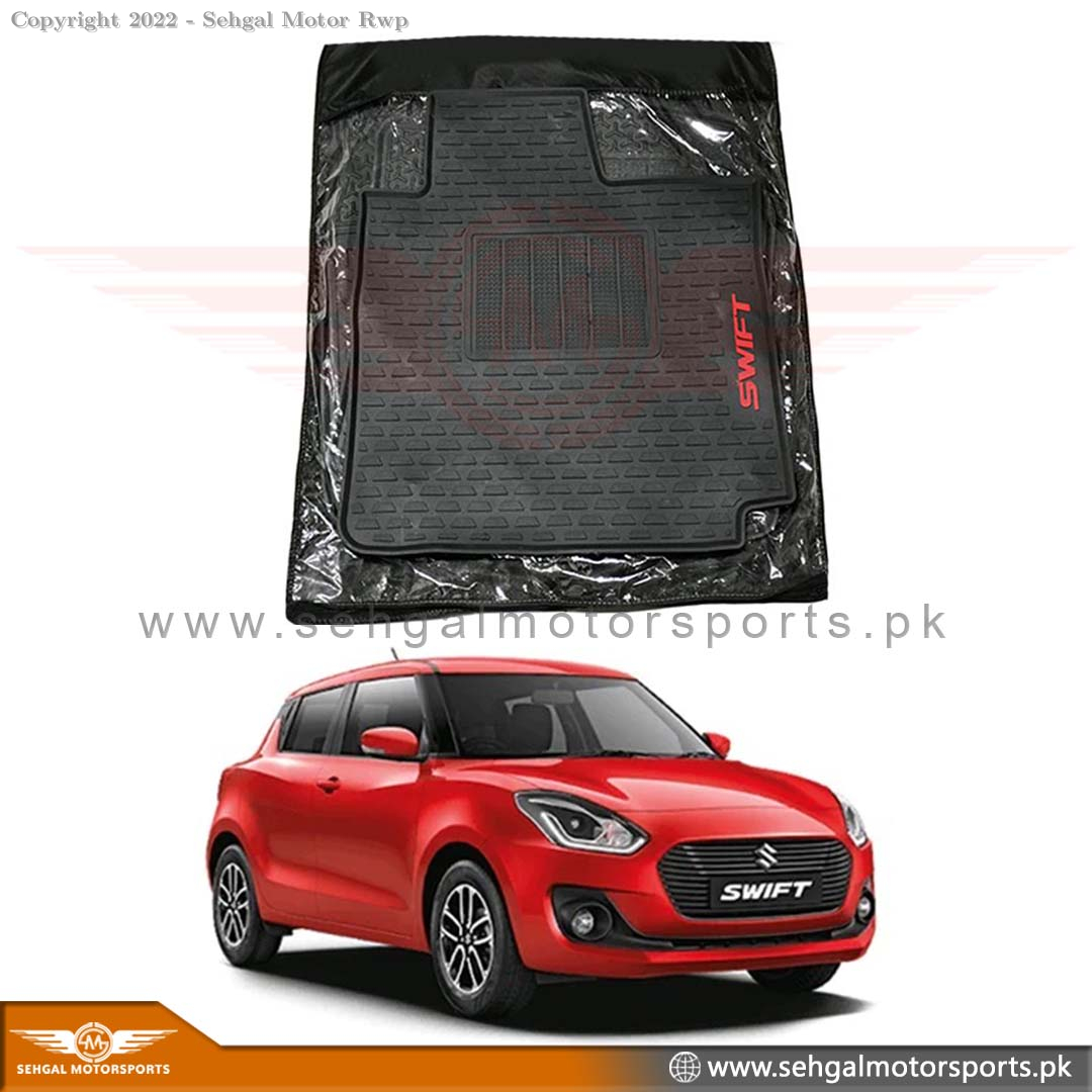 Suzuki Swift Rubber Mat Black Model 2022-2023