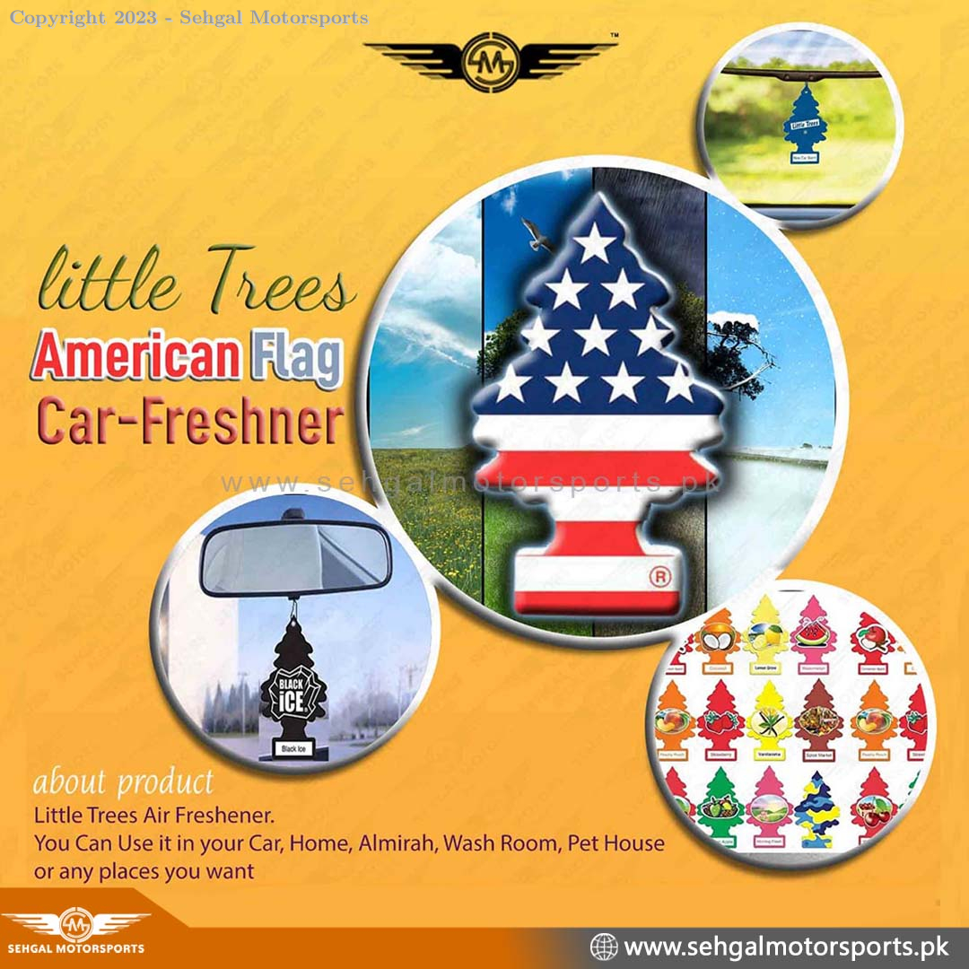 Little Tree Hanging Card Perfume American Flag