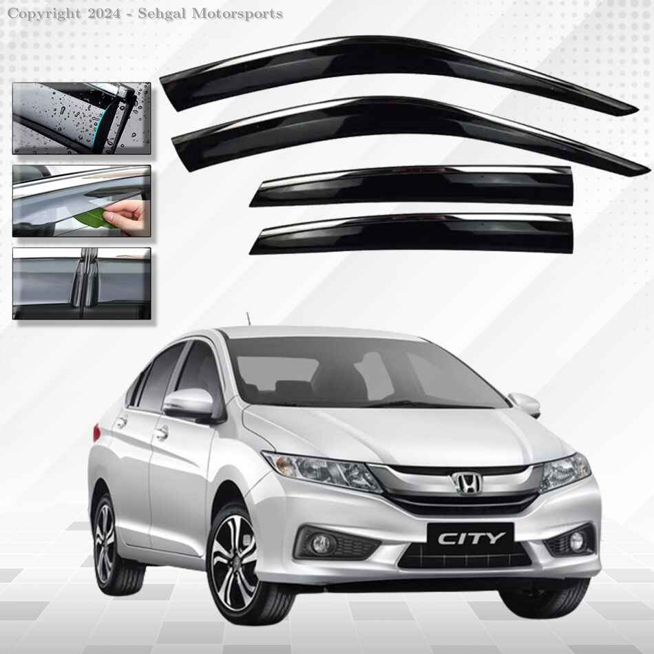 Honda City Air Press/SunVisor With Chrome Model 2009-2021