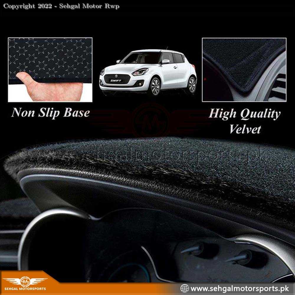 Suzuki Swift Dashboard Suede Mat Model 2022-2023