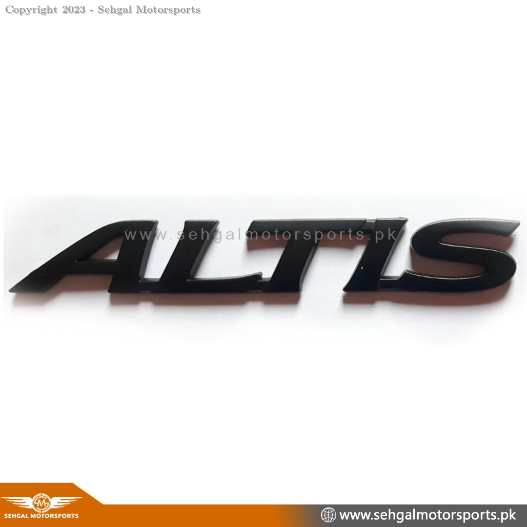 "Altis" Monogram (Black)
