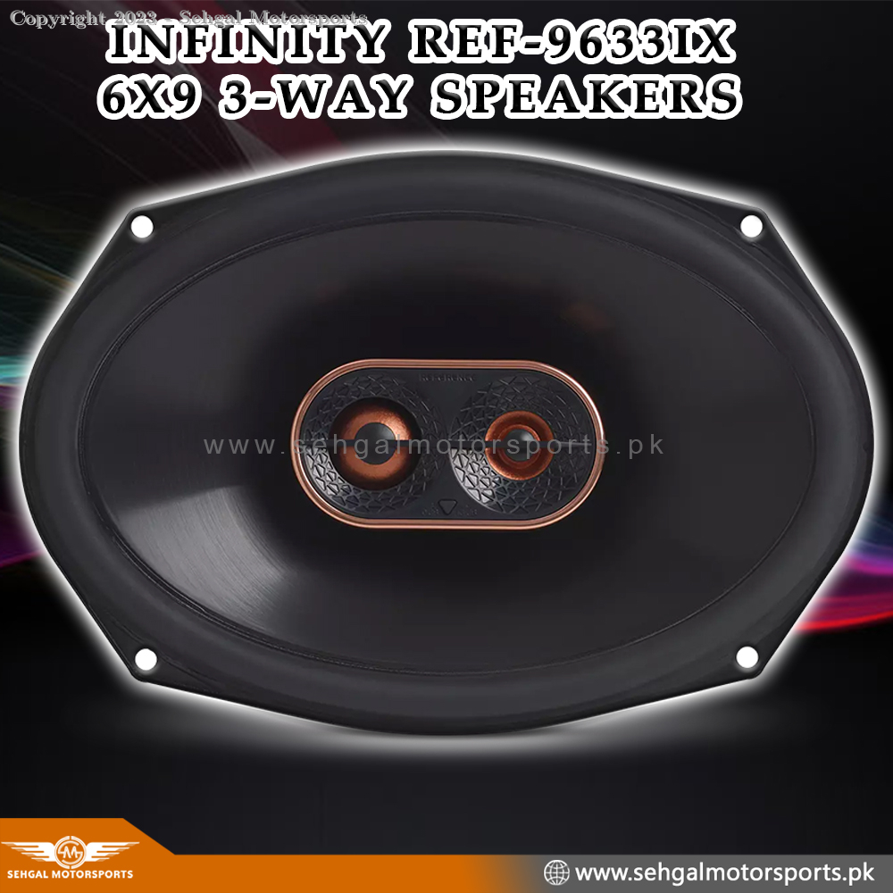 Infinity REF-9633IX 6x9 3-Way Coaxial Speakers
