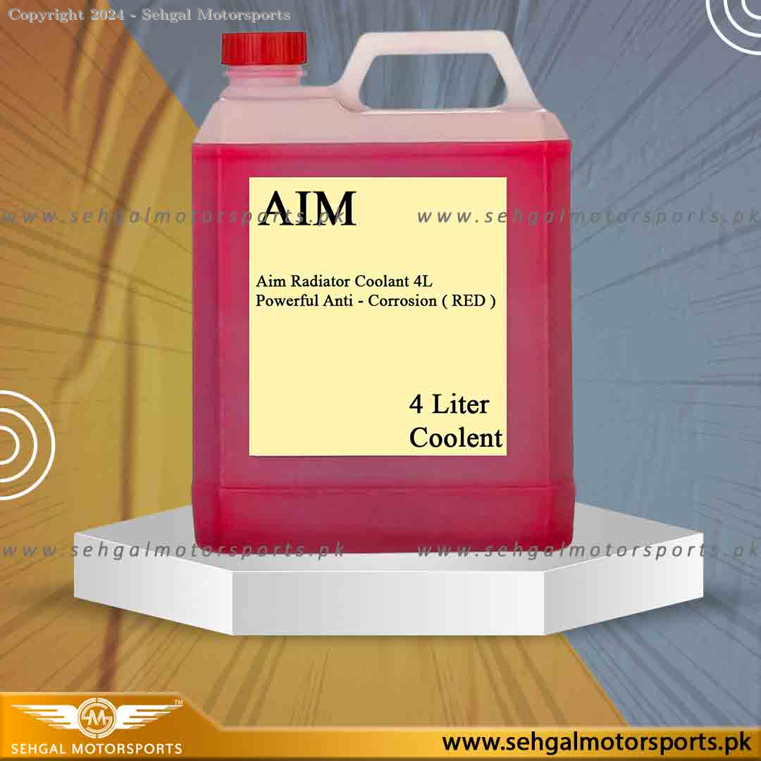 Aim Radiator Coolant 4L Powerful Anti - Corrosion ( RED )