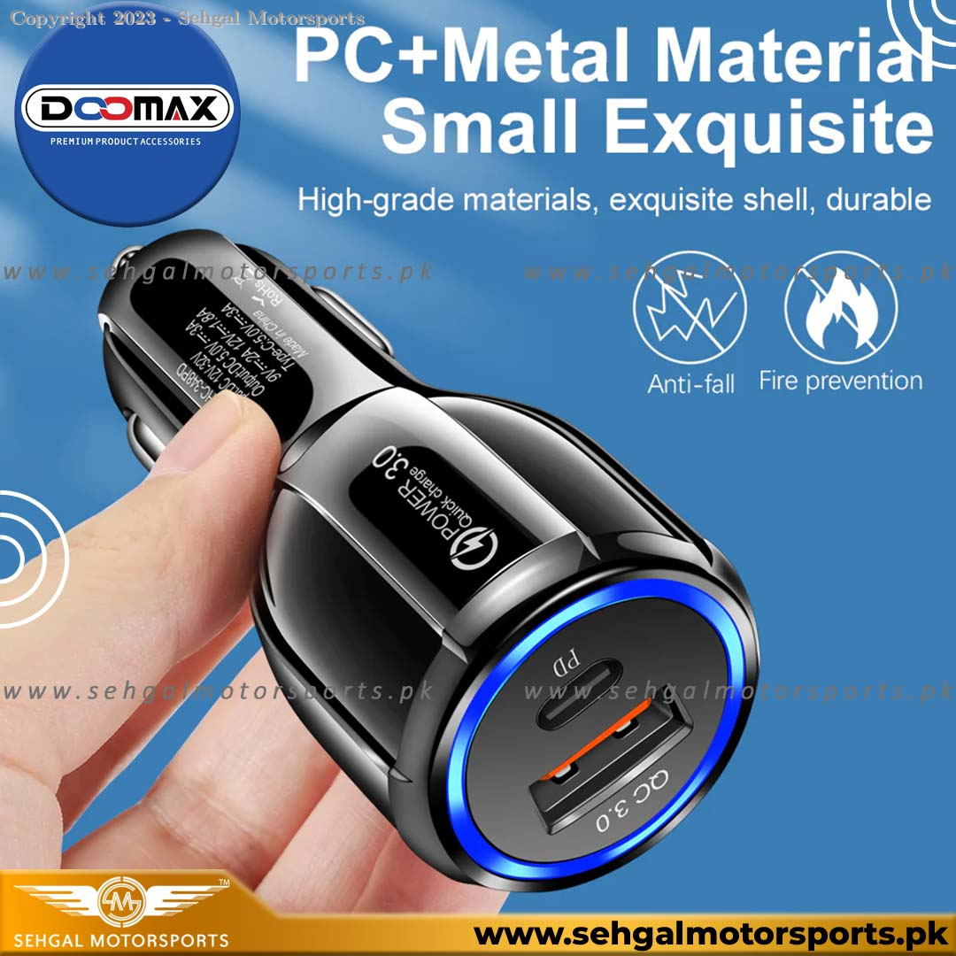 DOOMAX QX-03 Car Charger 2 Usb Port