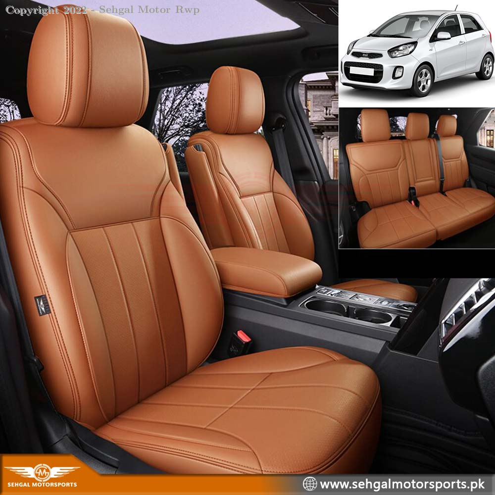 KIA Picanto Seat Cover NS-3 Camel Model 2019-2022