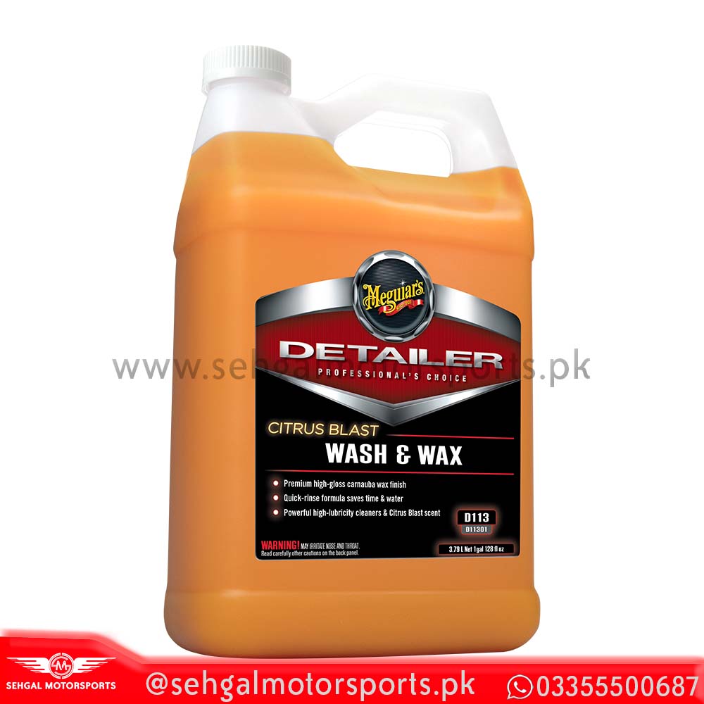 Meguiars Citrus Blast Wash & Wax D11301 1 Gal