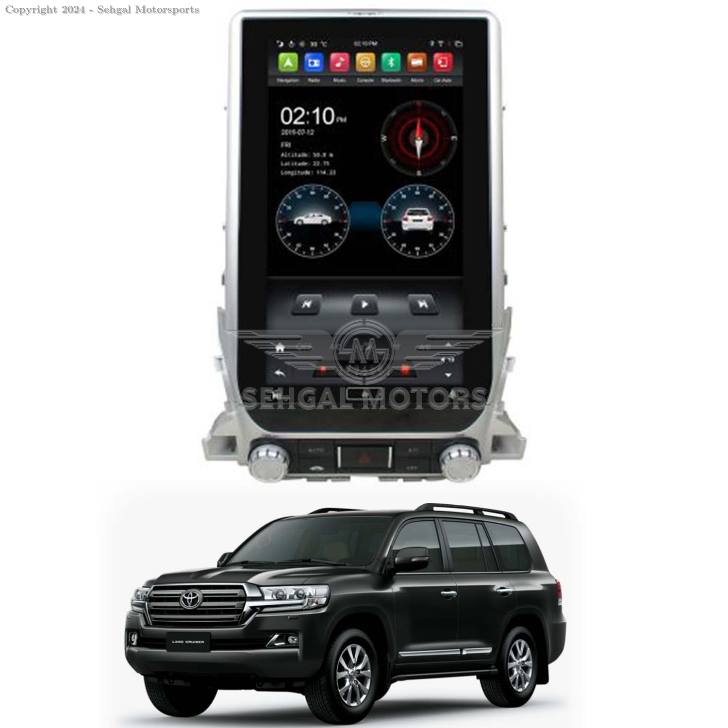 Toyota Land Cruiser Fj200 Tesla PX6 (4+64GB) HIGH Model 2018-2022