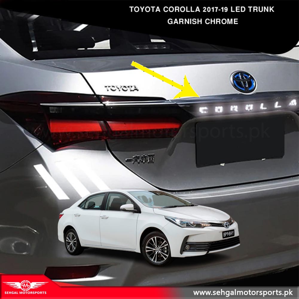 Toyota Corolla Trunk Garnish Led Model 2017-2021