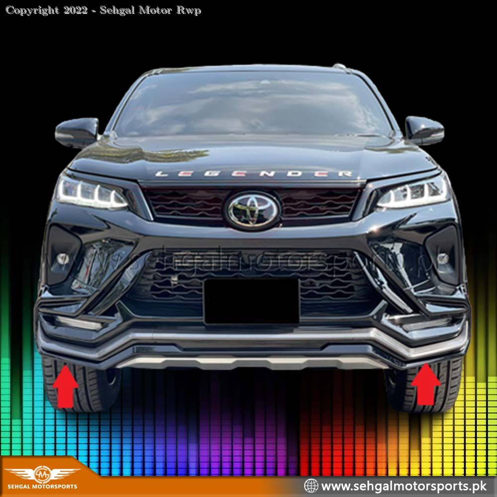 Toyota Fortuner Body kit Front & Back Rider Without Grill (Black) - Thailand Model 2017-2021