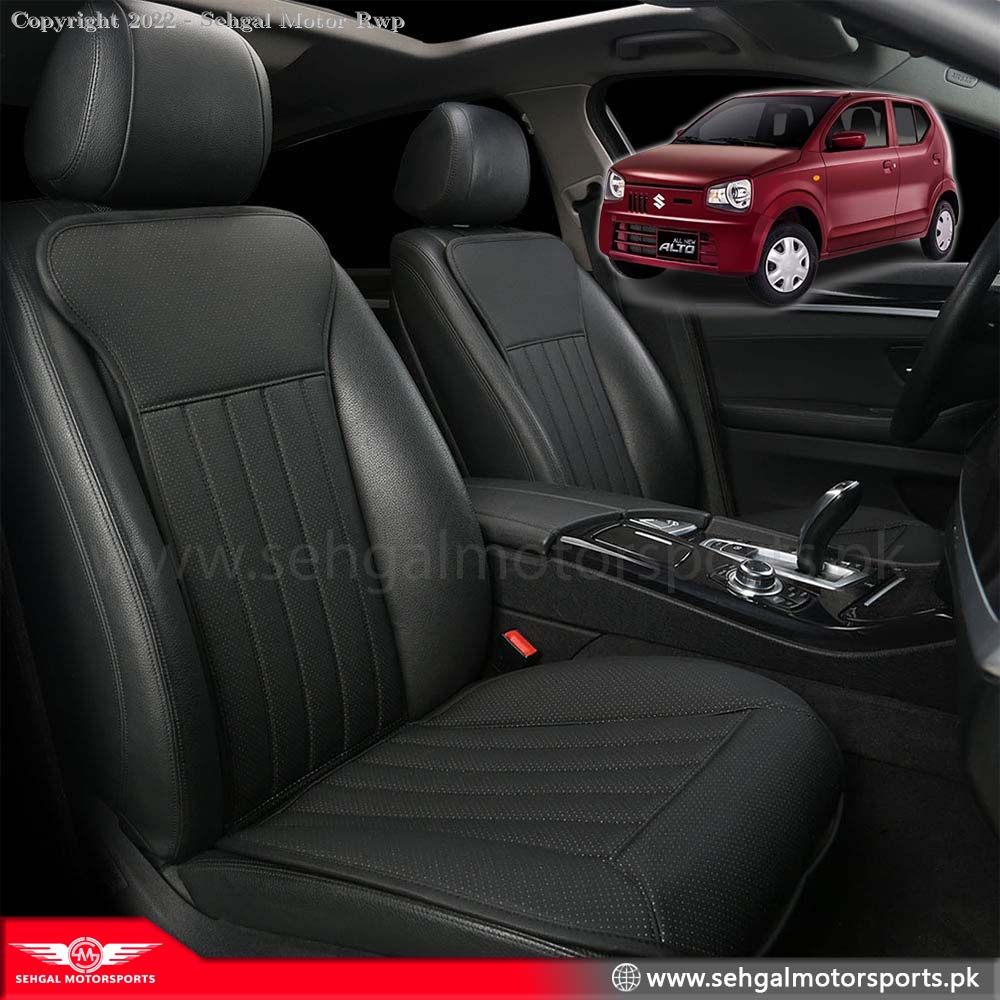 Suzuki Alto 660cc Seat Cover Japanese Leather Black Model 2019-2021