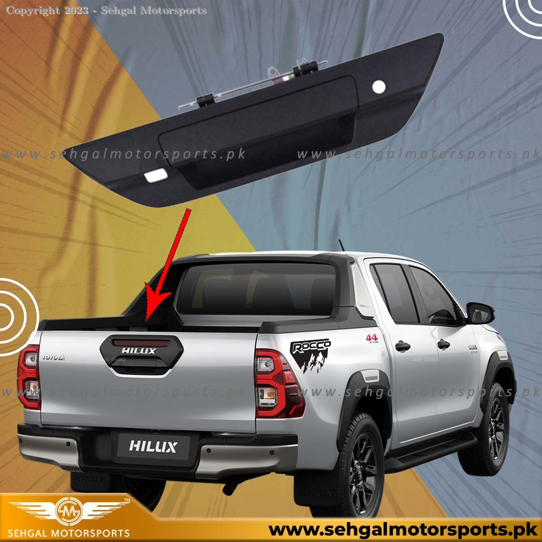 TOYOTA HILUX REVO-ROCCO TRUNK HANDLE BLACK MODEL 2017-2022