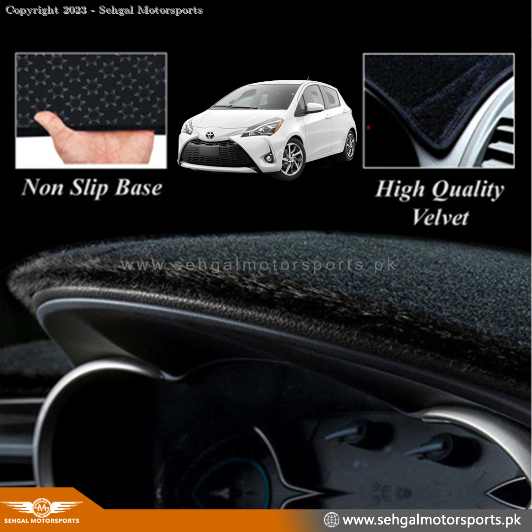 Toyota Vitz Dashboard Mat Velvet Fur Special Model 2018