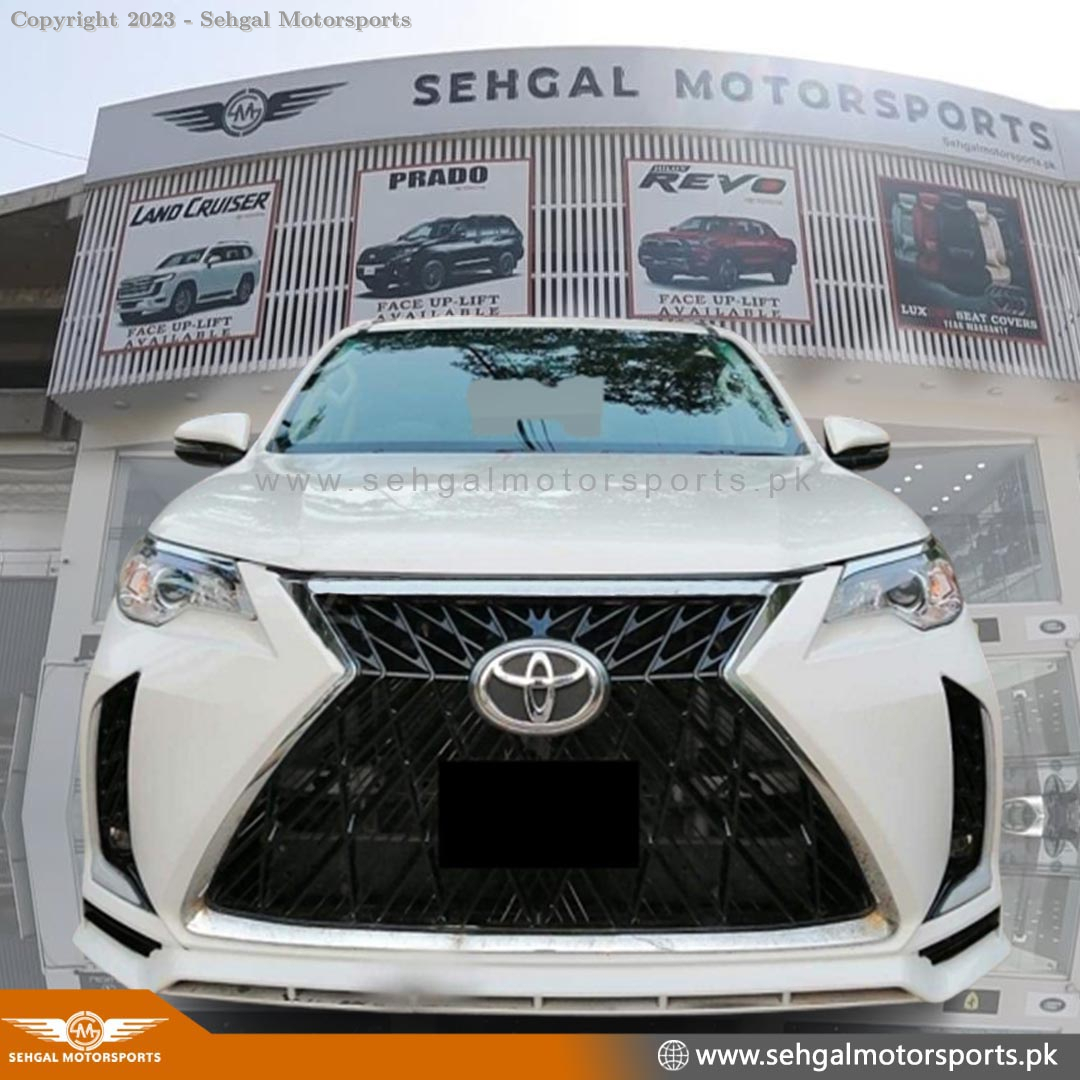 Fortuner Lexus Style V3 Front Bumper Unpaint Model 2022-2023