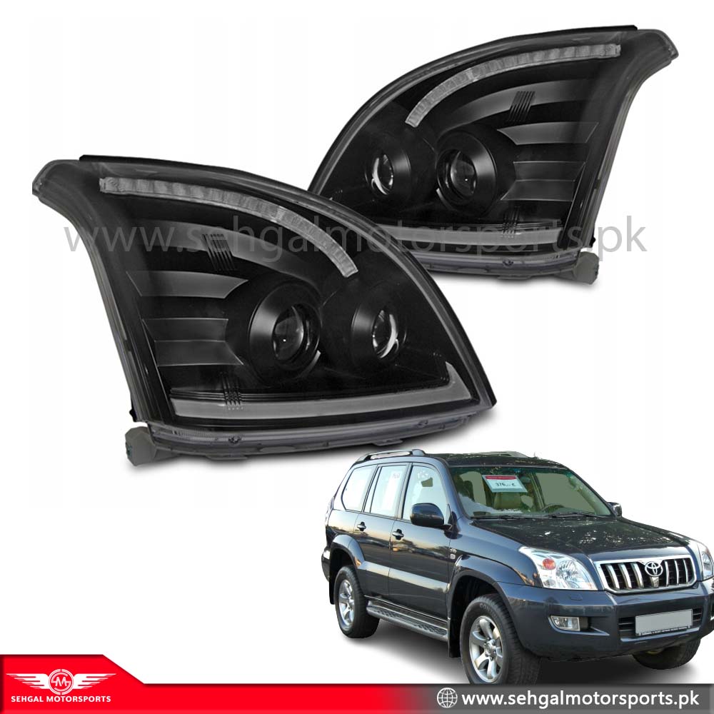 Toyota Prado FJ120 Head Light Nike Style Version 2 Taiwan 2002-2008