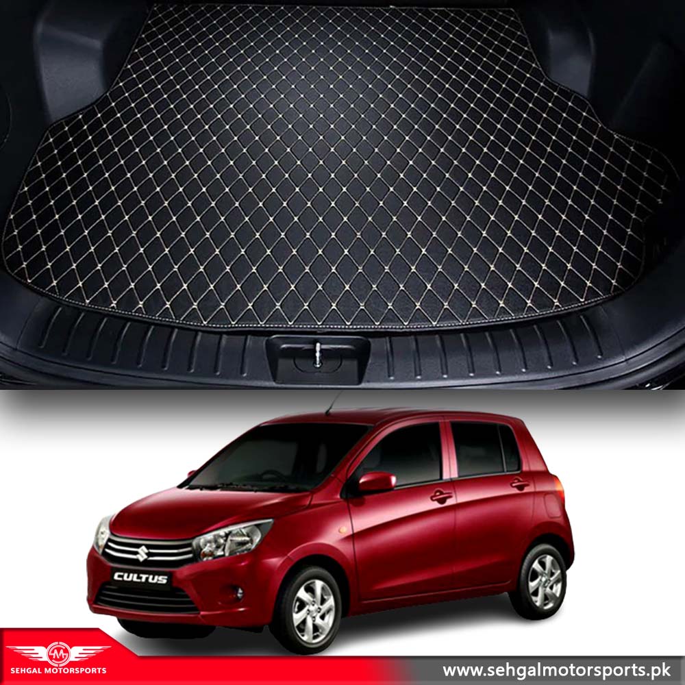 Suzuki Cultus 7D Eco Trunk Mat Black With Beige Model 2017-2022