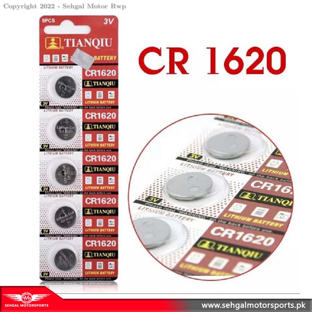 Card Cell CR1620 3V Car Remote Cell/Battery