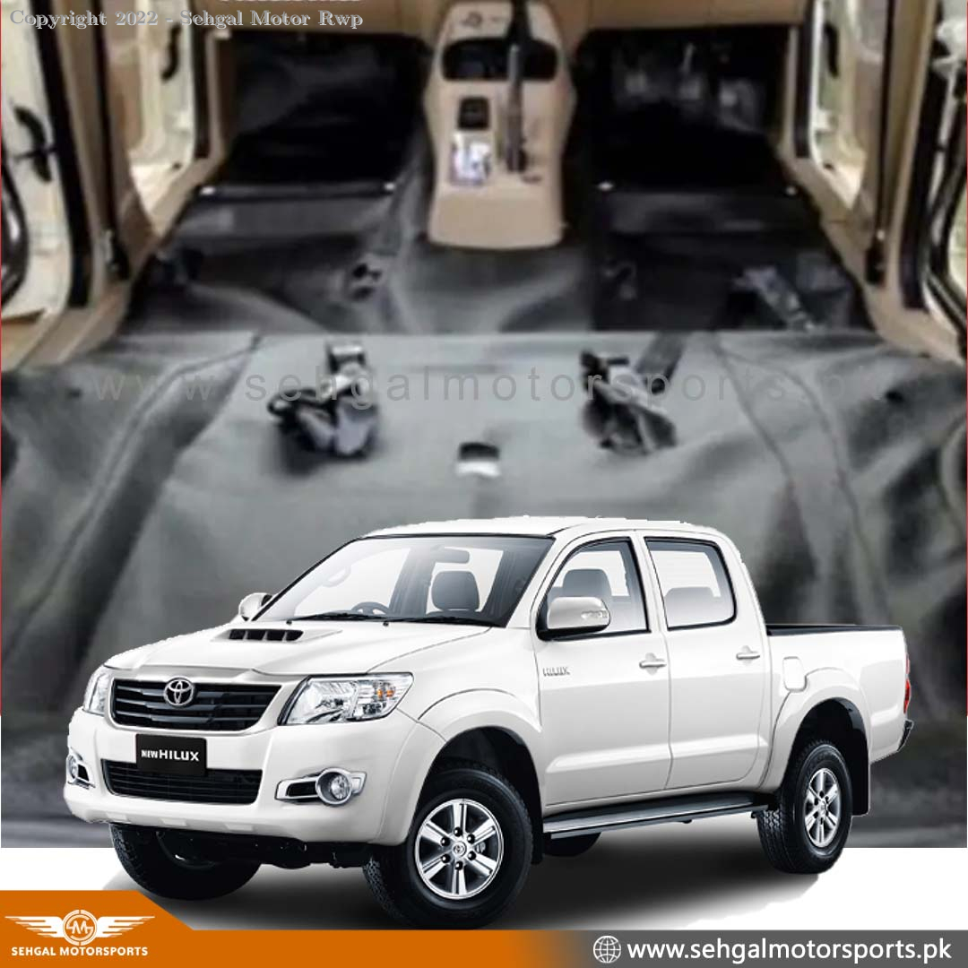 Toyota Hilux Vigo Floor Matting Black Model 2005-2016