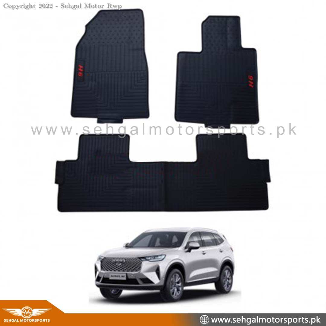 HAVAL H6 Rubber Mat Black Model 2021-2023